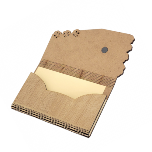 Дървен плик за пари - Честит Юбилей /С