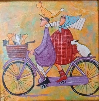Painting - At the market