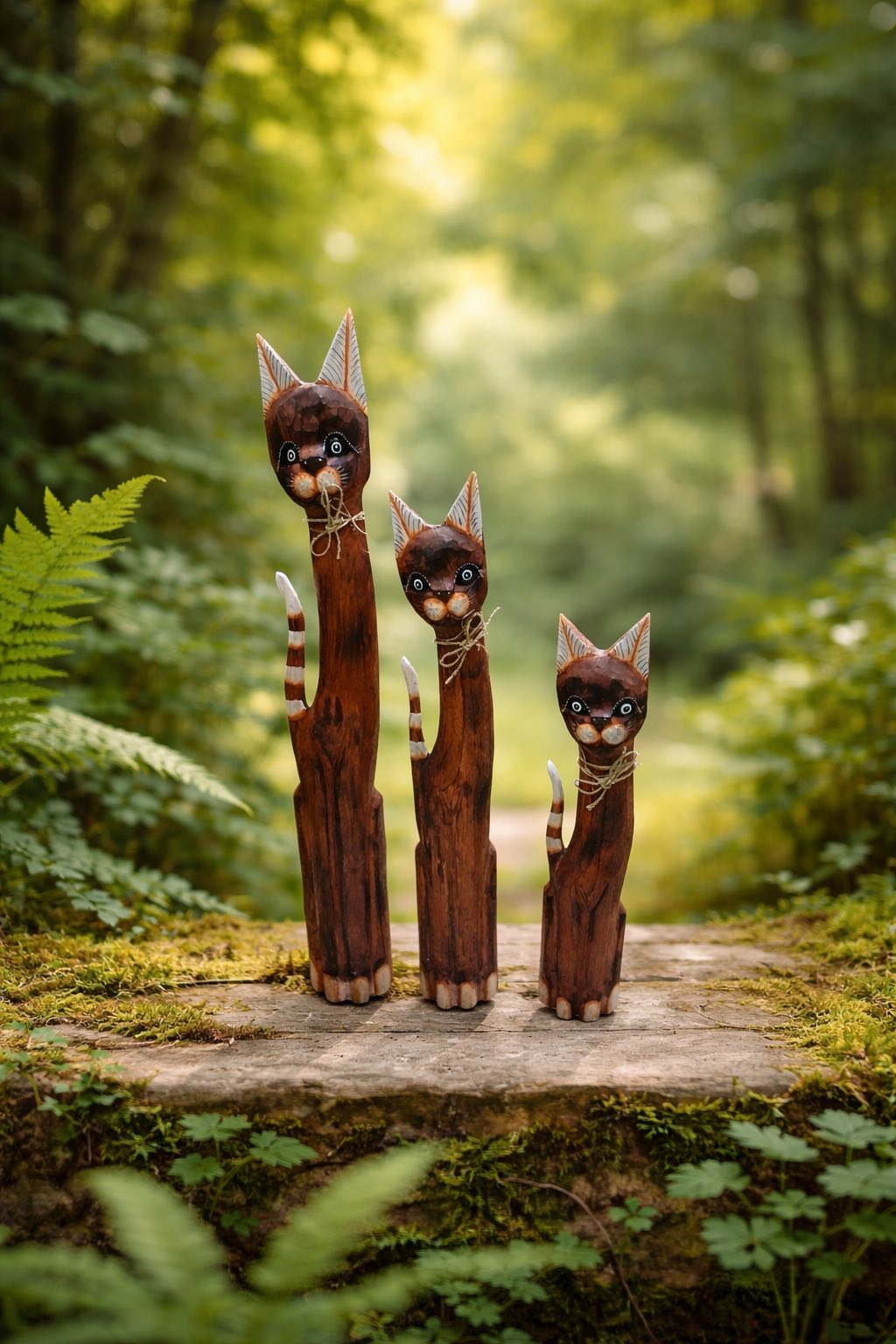 7101001 Котки 3-ка от дърво Модел A Продават се по единично