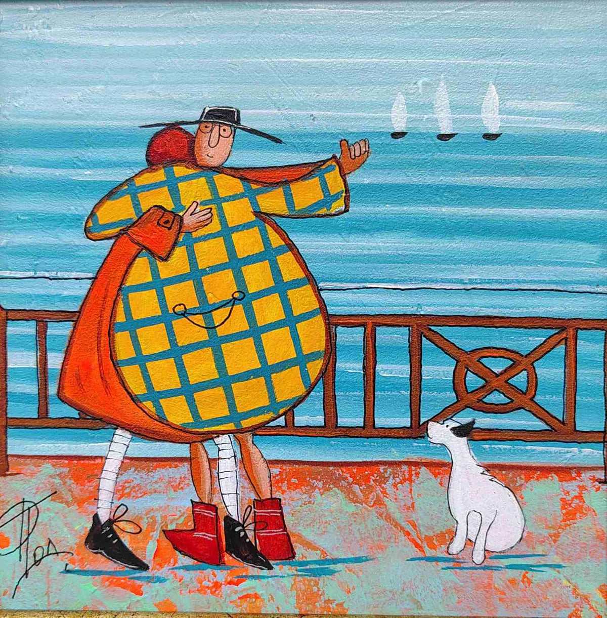 Painting - Hug