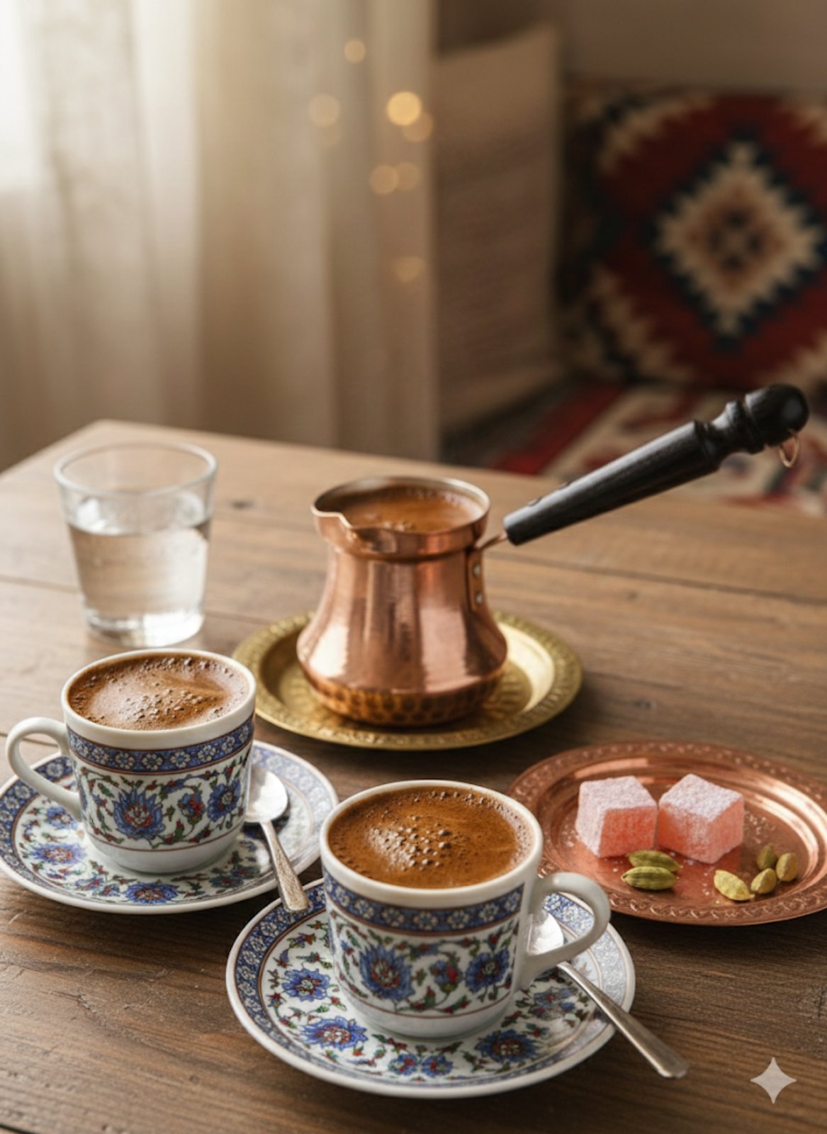 Медно джезве за 2 кафета Бакърено джезве /М