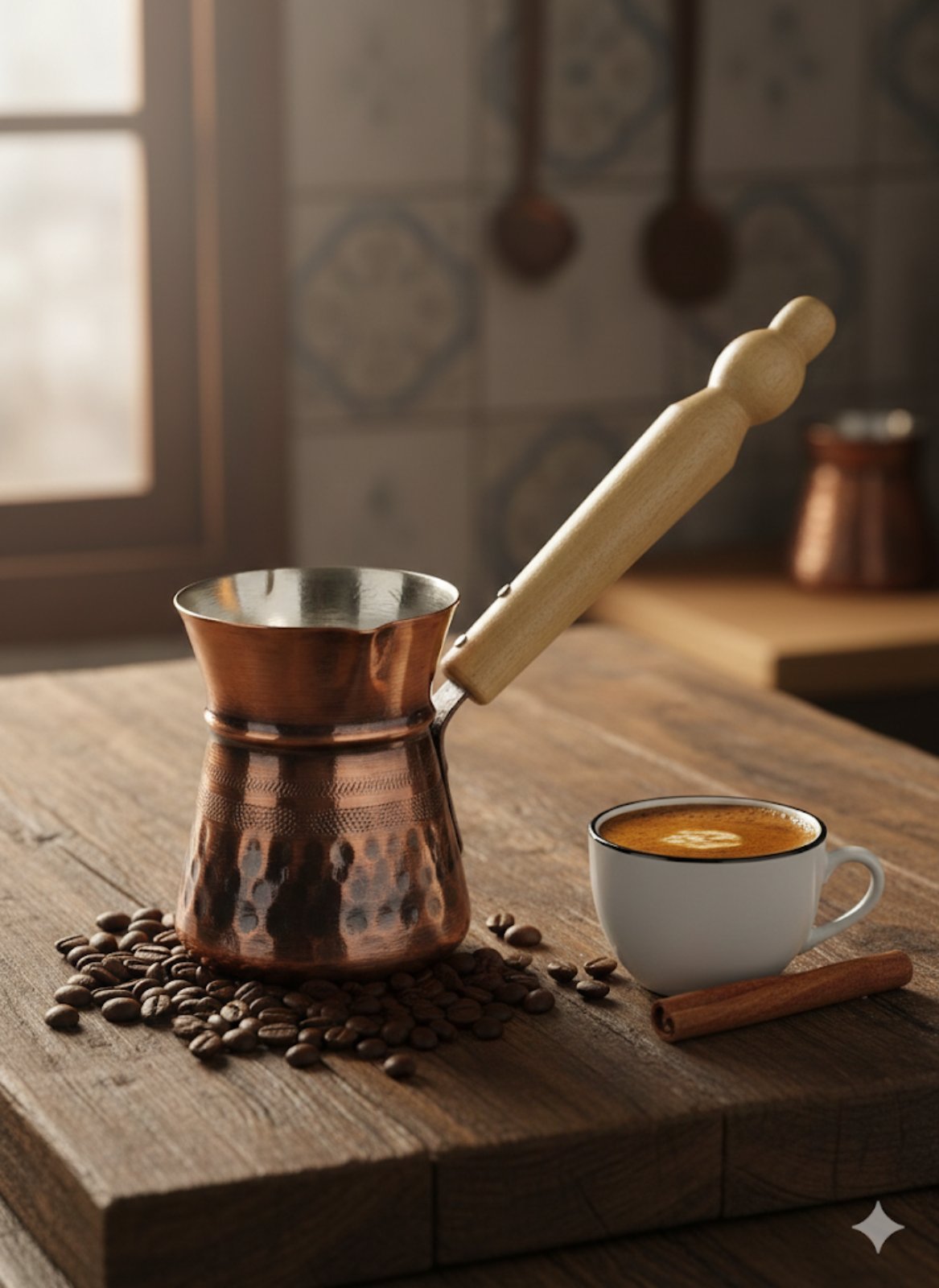 Медно джезве за 2 кафета /П