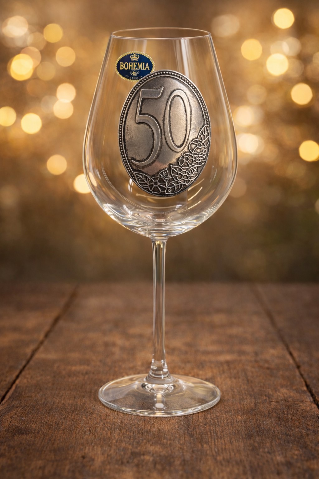 00050 Подарък за 50 годишен юбилей - Чаша за вино