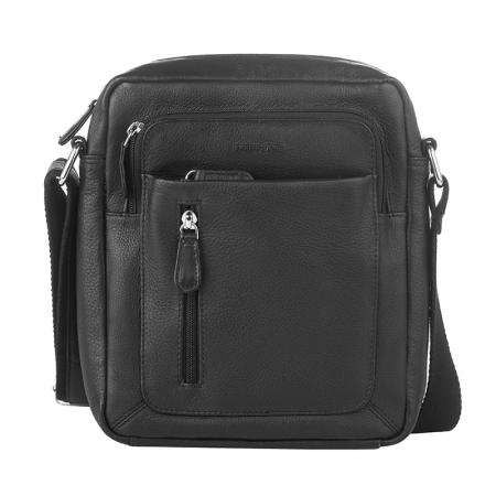 SFG90402: Men's black bag SILVER FLAME