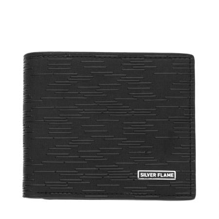SFM0729: Men's wallet SILVER FLAME - MATRIX collection