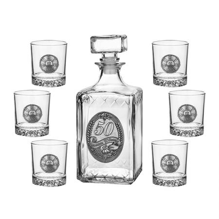DG026: Set bottle 50 years + 6 glasses of rosé