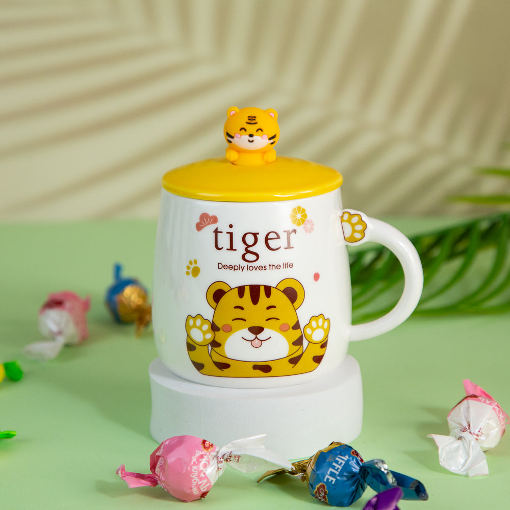 79032433 : Gift Cup with lid – Tiger