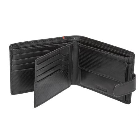 SFT0433: Men's wallet SILVER FLAME - Carbon collection