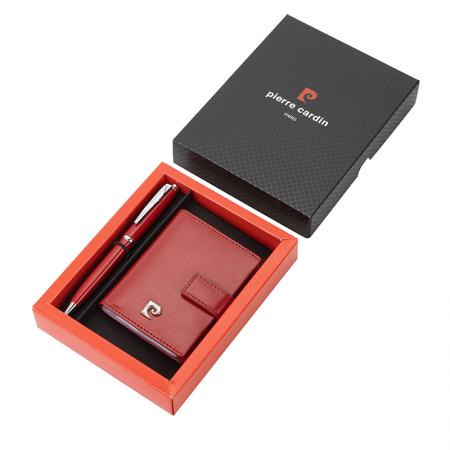 PCS-021: PIERRE CARDIN women's set - document case and pen
