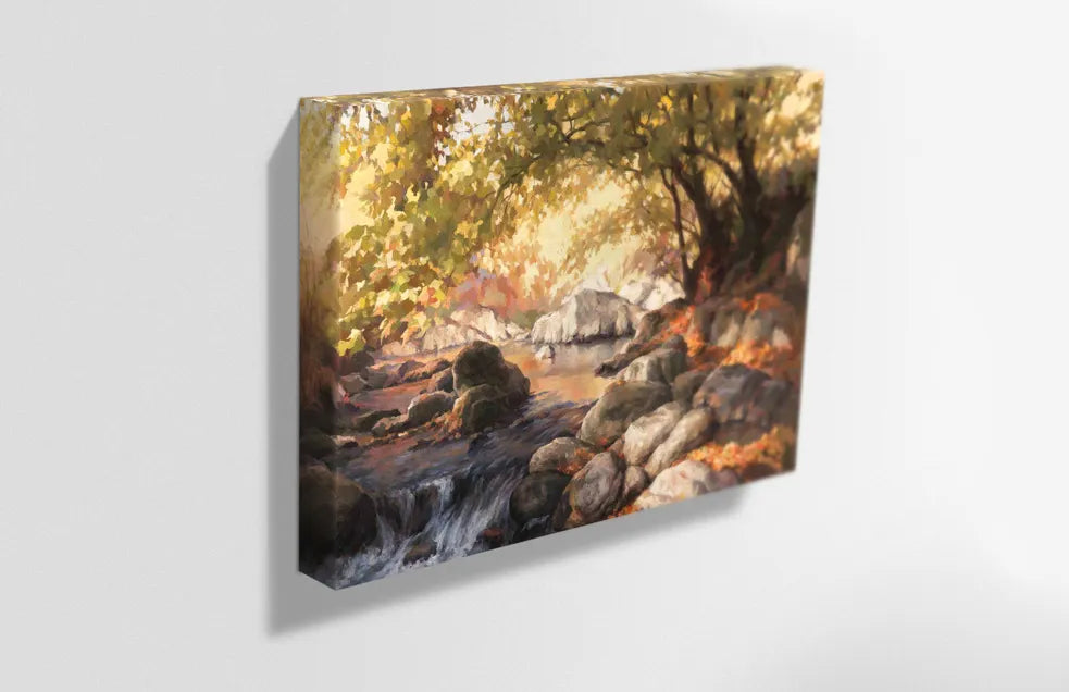 Code: 0342 Autumn Landscape forest stream Vladishki Vir Chaya River
