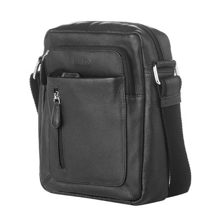 SFG90402: Men's black bag SILVER FLAME