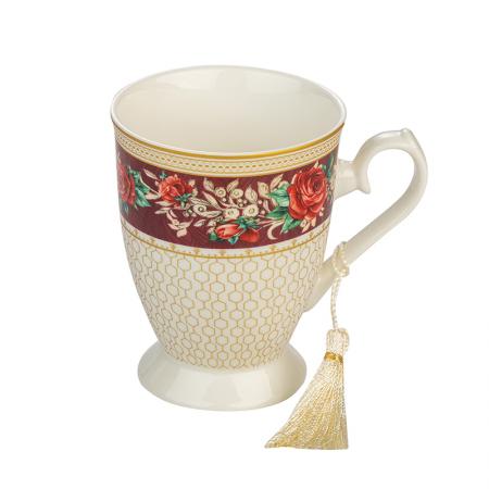 957802: Porcelain tea cup + box - Rose