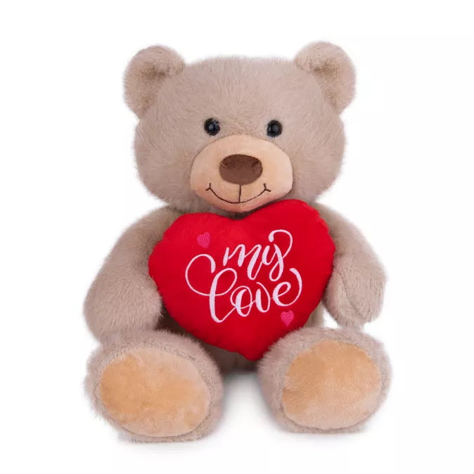 030188 Плюшено мече със сърце „My Love“-25 см.
