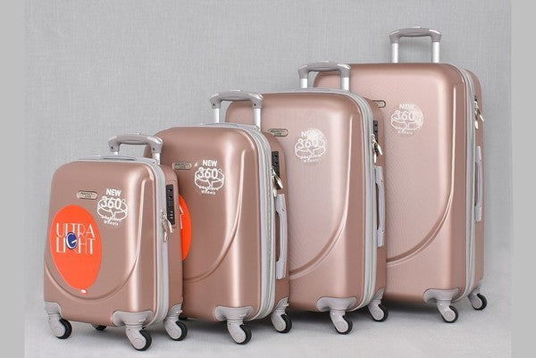Suitcase ABS 1217-4 with a smile