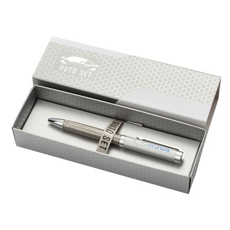 AS3415: SILVER FLAME pen with Hyundai logo