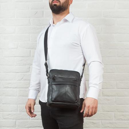 SFT8282M : Men's bag CAIRO - SILVER FLAME