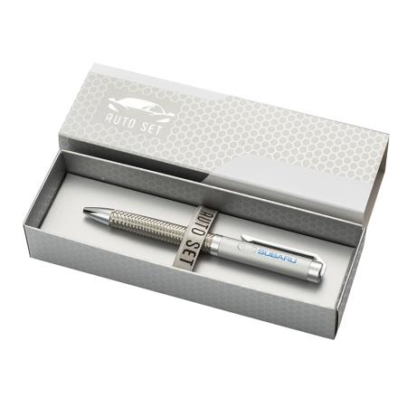 AS3421: SILVER FLAME pen with Subaru logo