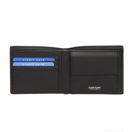 SFM0729: Men's wallet SILVER FLAME - MATRIX collection