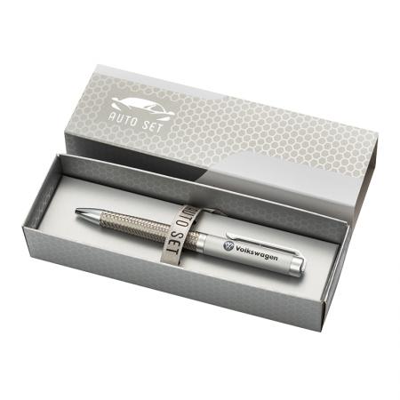 AS3404: SILVER FLAME pen with Volkswagen logo