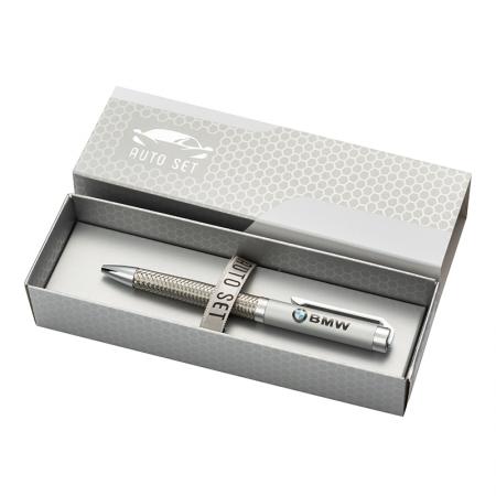 AS3402: SILVER FLAME pen with BMW logo