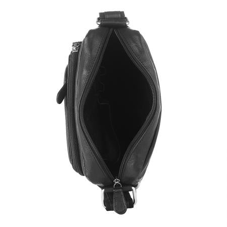 SFG90402: Men's black bag SILVER FLAME
