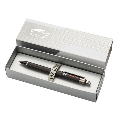 AS3318: SILVER FLAME pen with Honda logo