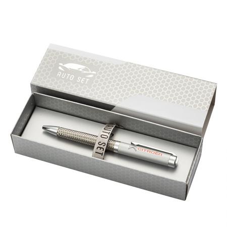 AS3412: SILVER FLAME pen with Citroen logo