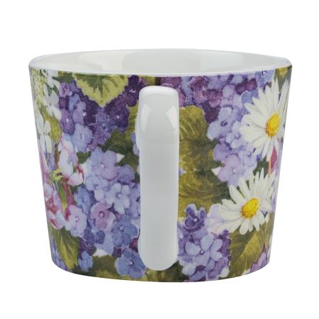 978629: Porcelain coffee set 2 cups + 2 saucers Daisies