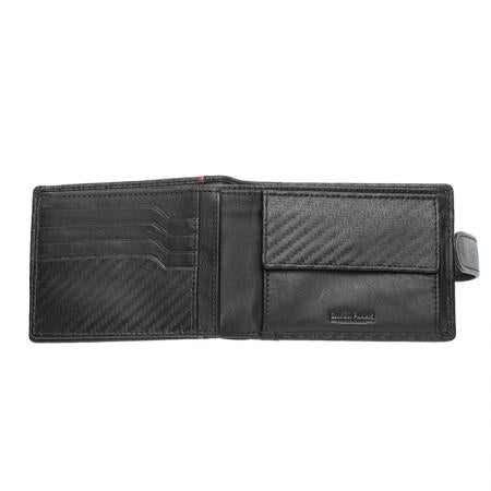 SFT0433: Men's wallet SILVER FLAME - Carbon collection
