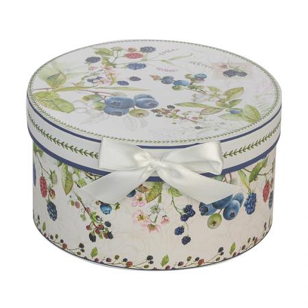 957954: Porcelain coffee cup with saucer + box - Blueberry