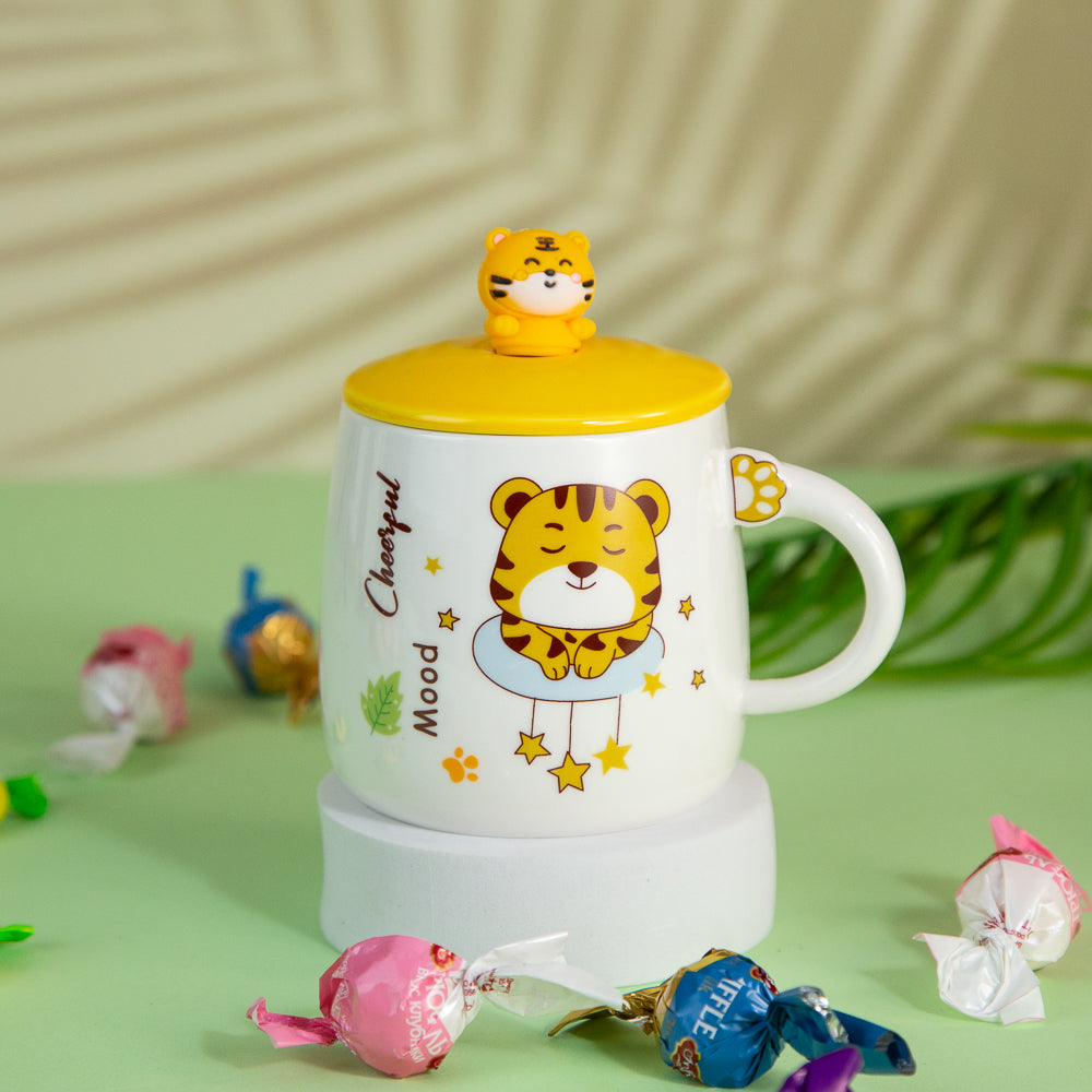 79032433 : Gift Cup with lid – Tiger
