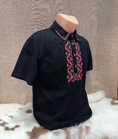 Men's blouse with Shopska embroidery - embroidered