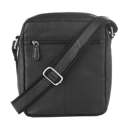 SFG90402: Men's black bag SILVER FLAME