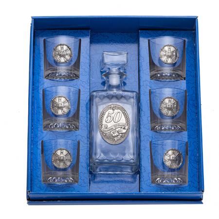 DG026: Set bottle 50 years + 6 glasses of rosé