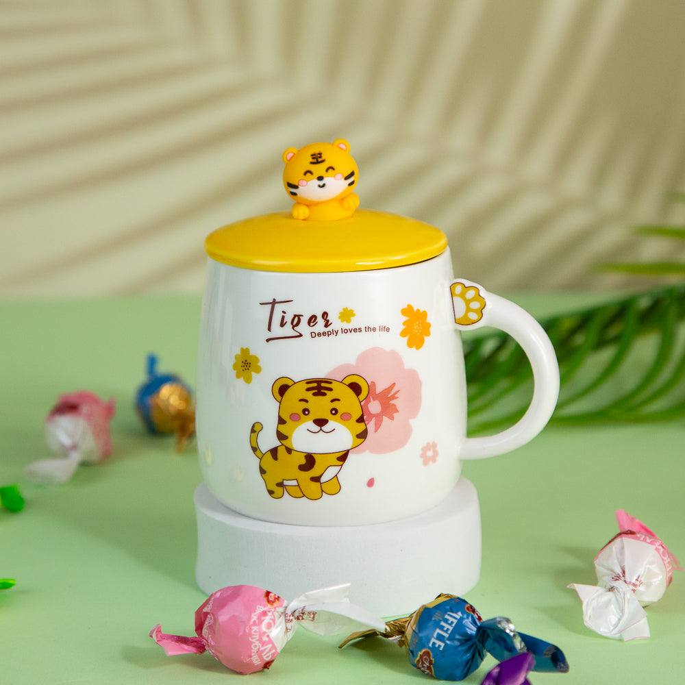 79032433 : Gift Cup with lid – Tiger