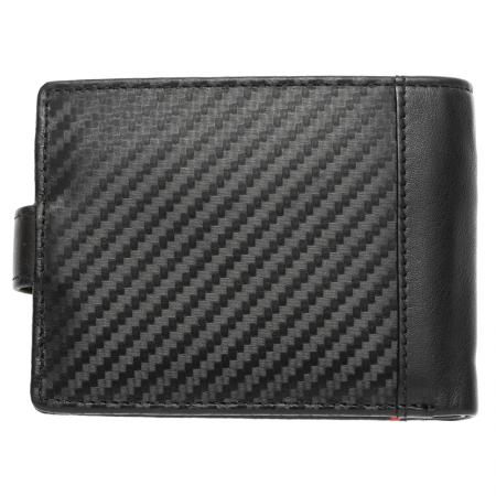 SFT0433: Men's wallet SILVER FLAME - Carbon collection