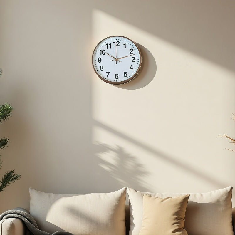 72035629 Стенен часовник - Кафяв