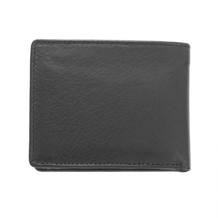 SFS-013S: Men's wallet and belt set made of genuine leather 100 cm. SILVER FLAME