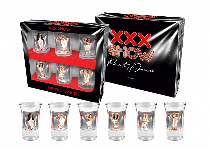 8062 : СТРИПТИЙЗ ЧАША ШОТ XXX SHOW, К-Т ОТ 6 БР, ЖЕНИ
