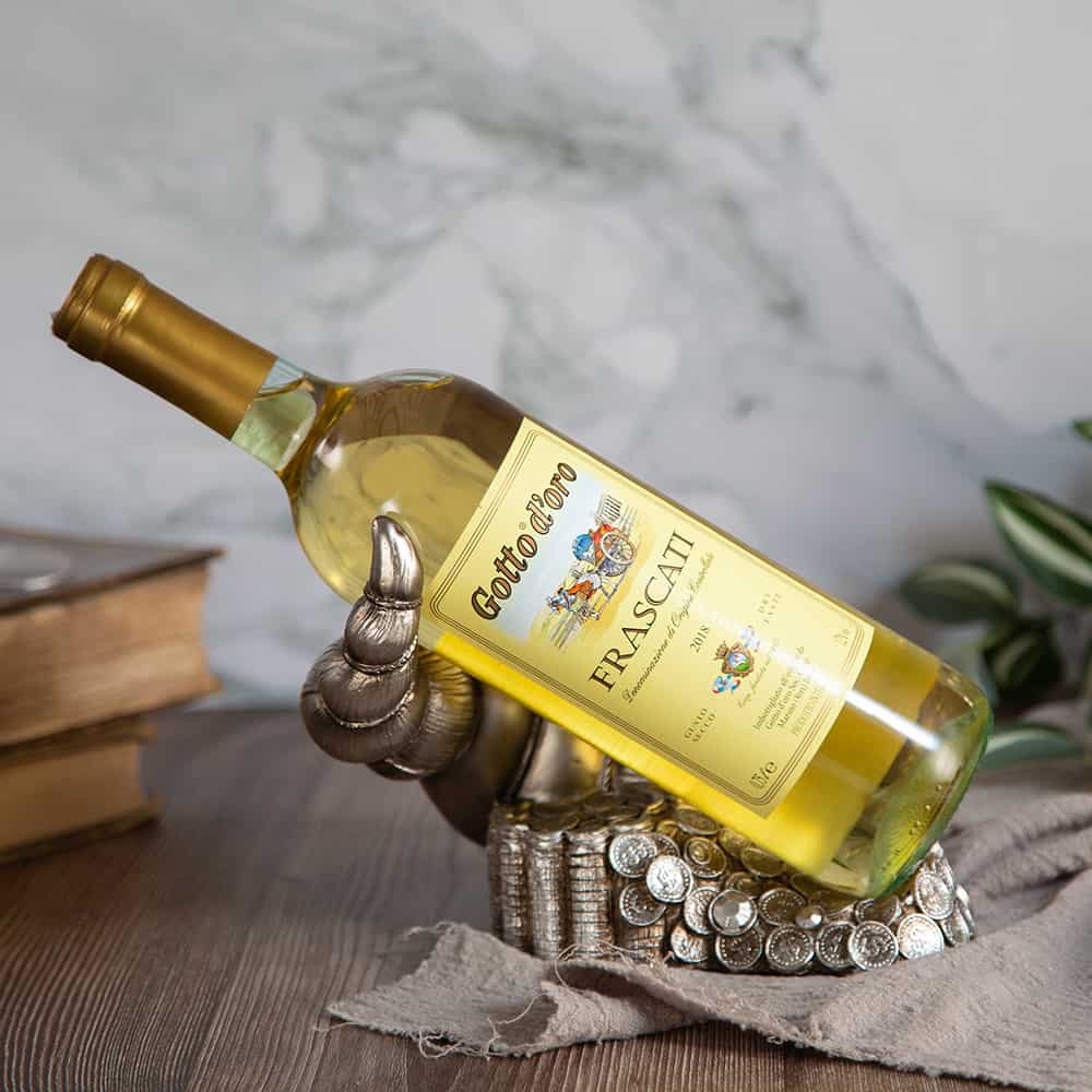 81027284 : Decorative statuette bottle holder cornucopia