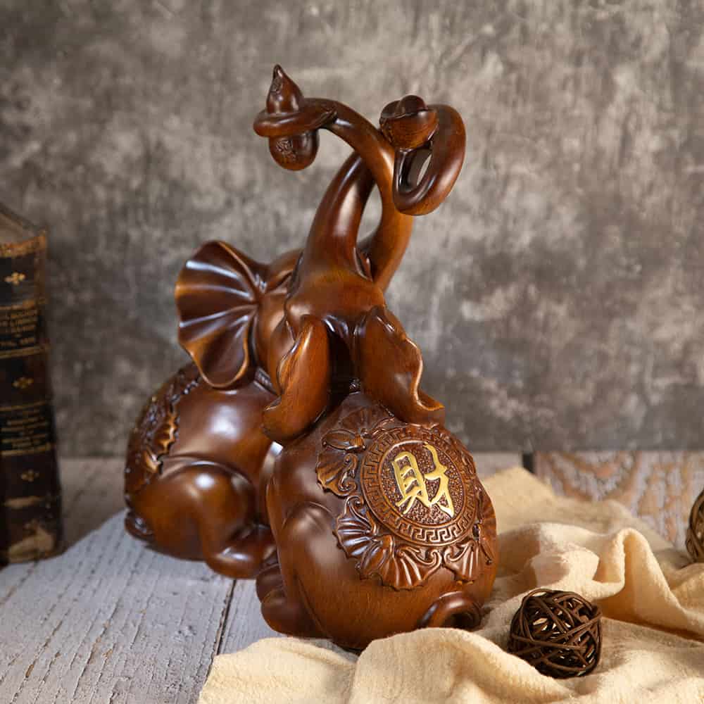 81029072 : Декоративна фигура-Щастливи слончета