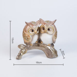 81033808 Decorative statuette - Pair of owls