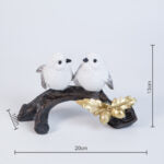 81033811 Decorative statuette - Birds on a branch