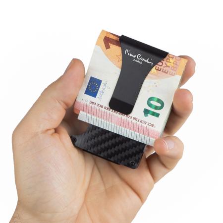 PCMG001: Card holder with money clip PIERRE CARDIN