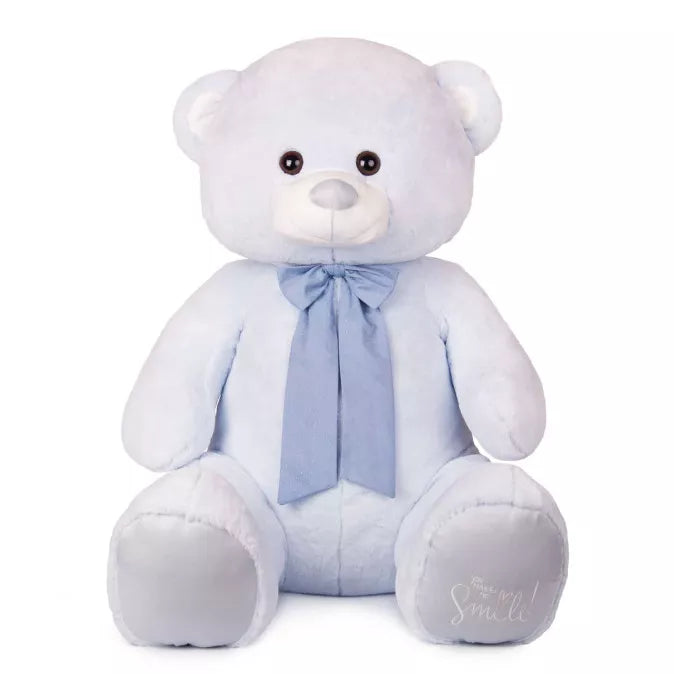 090101 Плюшено мече в нежно син цвят с БЕЗПЛАТНА ДОСТАВКА