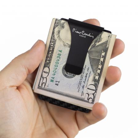 PCMG001: Card holder with money clip PIERRE CARDIN