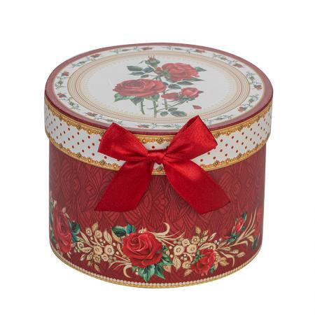 957871: Porcelain tea cup + box - Rose