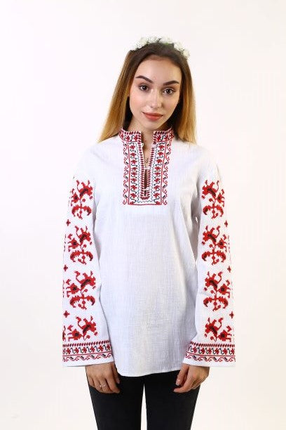 Дамска шопска риза - бродирана
