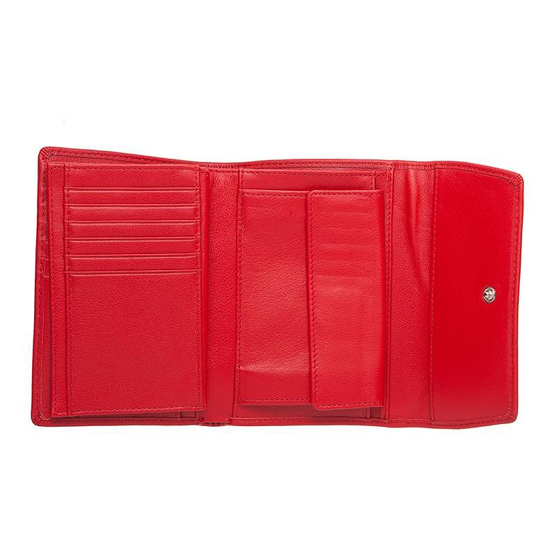 RSC3533 :Дамско яркочервено портмоне ROSSI