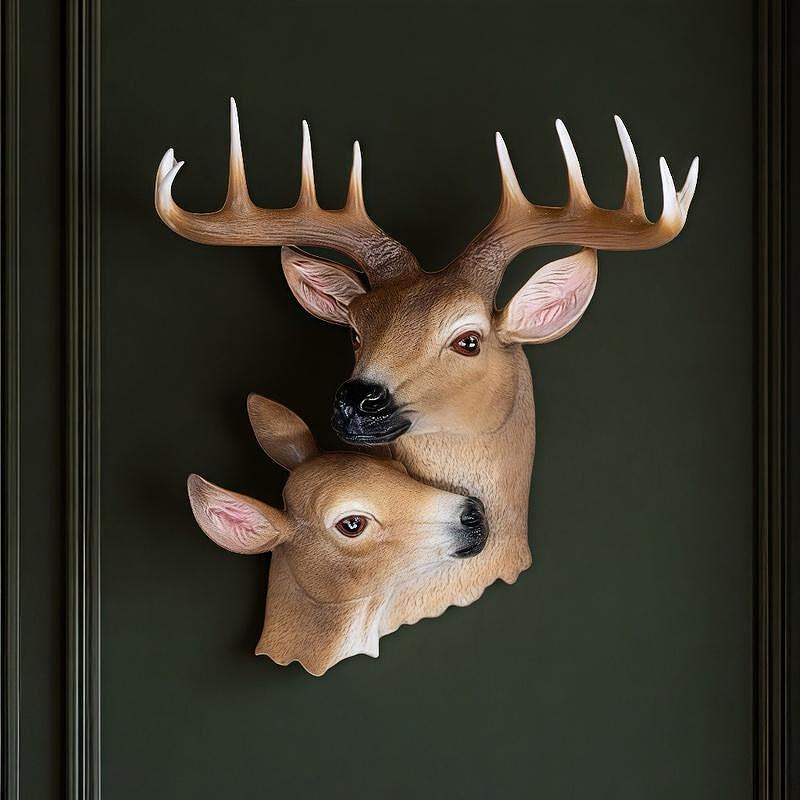 81033160 Decorative statuette - Pair of deer